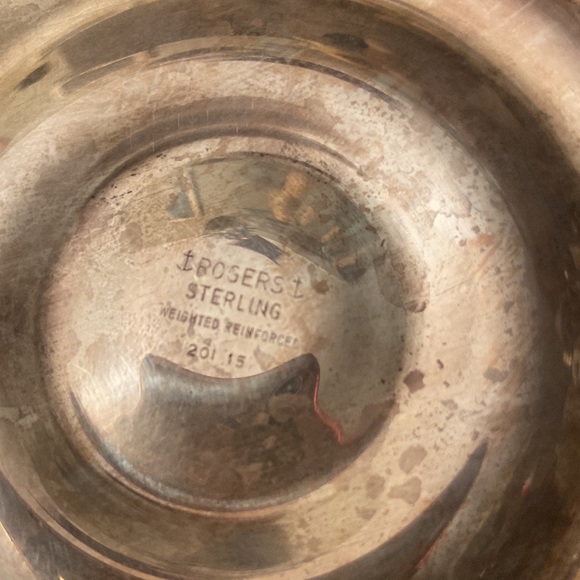 Vintage Rogers STERLING SILVER 3 " Candleholders Candlestick Holders  # 201-15 - Picture 6 of 6